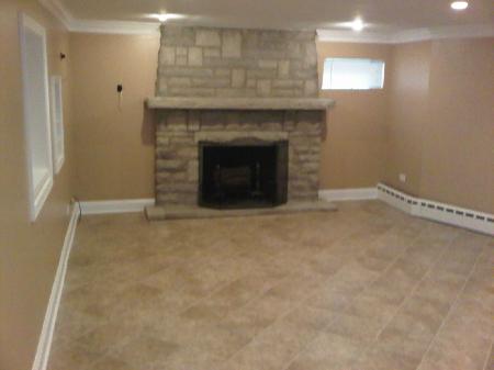 basement remodeling of Noble Square Illinois home remodeling picture